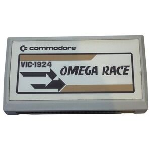 Commodore VIC-20 Omega Race VIC-1924 Game Cartridge‎